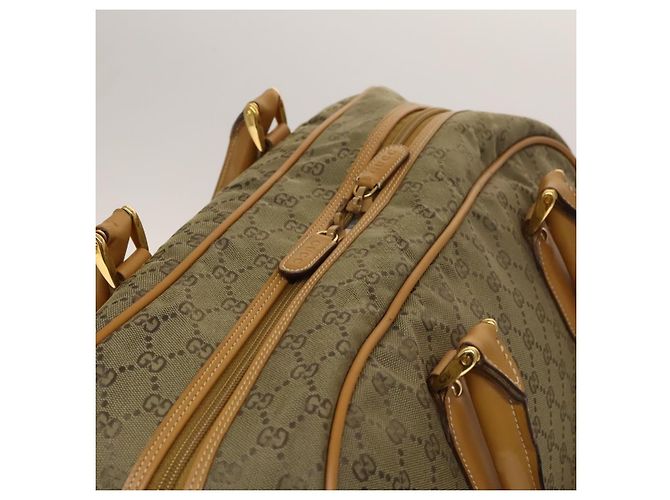 Gucci Borsa Boston GG Canvas 2way Oro Beige Auth ep10259 D'oro - vista 7