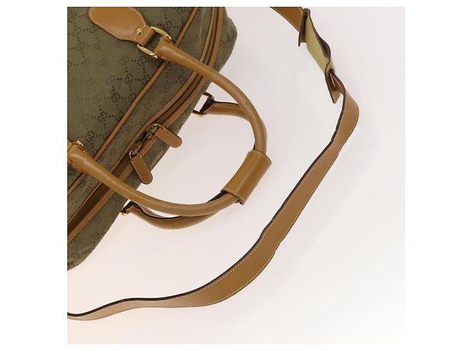Gucci Borsa Boston GG Canvas 2way Oro Beige Auth ep10259 D'oro - vista 8