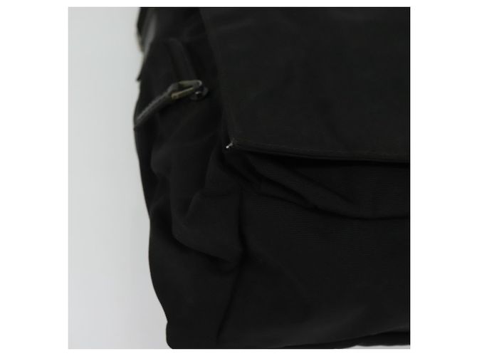 Borsa a Spalla GUCCI in Nylon Nera 019 0340 Auth 134971 Nero - vista 10
