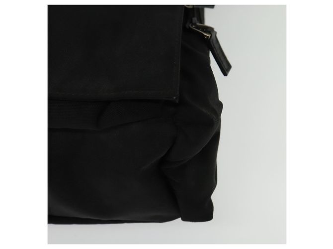 Borsa a Spalla GUCCI in Nylon Nera 019 0340 Auth 134971 Nero - vista 11