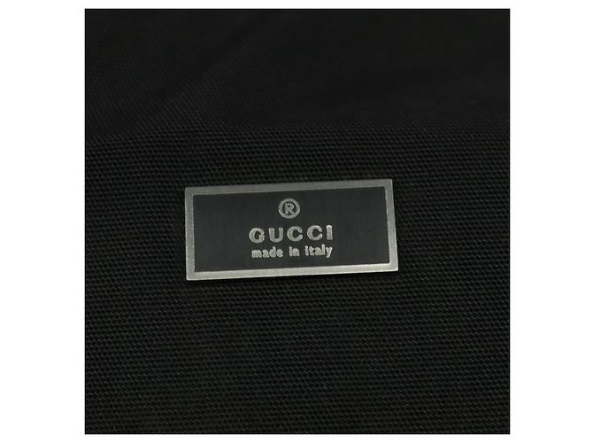 Borsa a Spalla GUCCI in Nylon Nera 019 0340 Auth 134971 Nero - vista 14