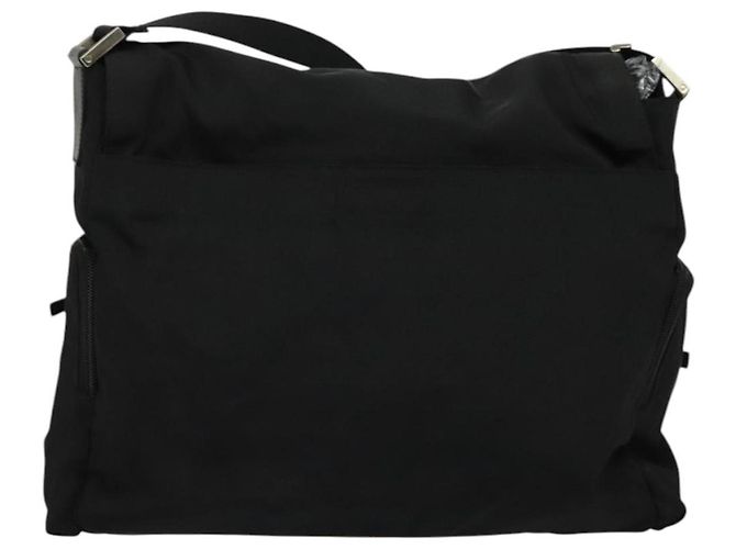 Borsa a Spalla GUCCI in Nylon Nera 019 0340 Auth 134971 Nero - vista 3