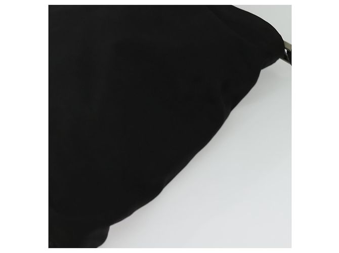 Borsa a Spalla GUCCI in Nylon Nera 019 0340 Auth 134971 Nero - vista 6
