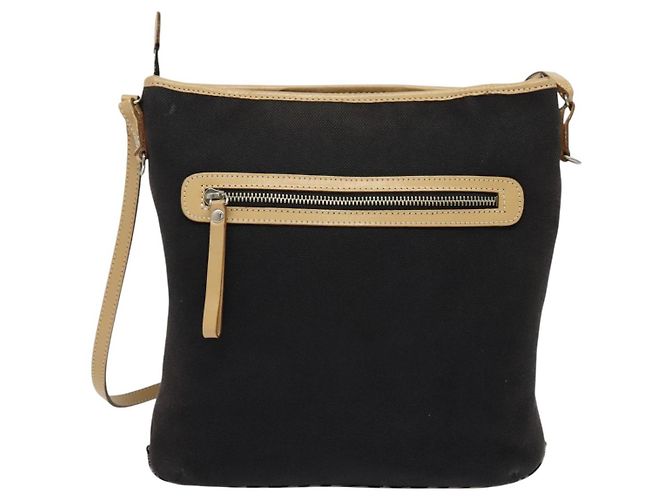 Borsa a spalla Burberry Blue Label in tela nera e argento autentica ti3407 Nero - vista 3