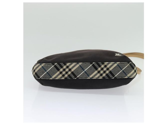 Borsa a spalla Burberry Blue Label in tela nera e argento autentica ti3407 Nero - vista 9