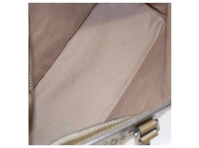 Céline CELINE C Macadam Canvas Tote Bag Khaki Silber Auth BA5408 - Ansicht 18