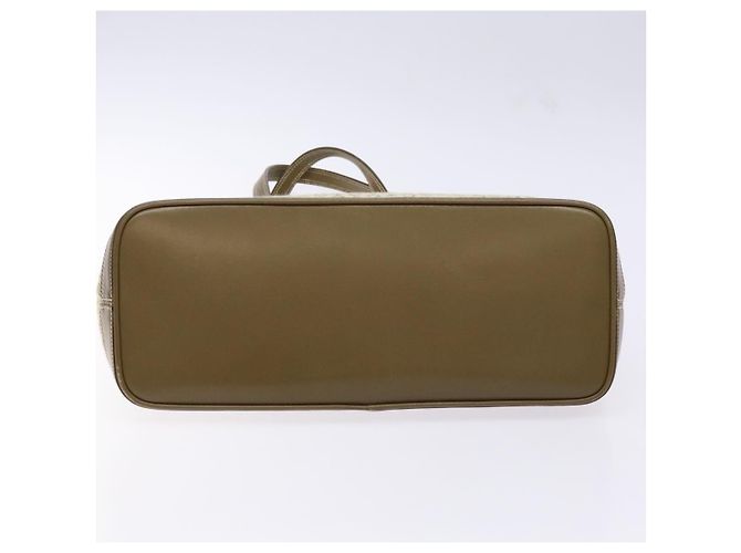 Céline CELINE C Macadam Canvas Tote Bag Khaki Silber Auth BA5408 - Ansicht 9