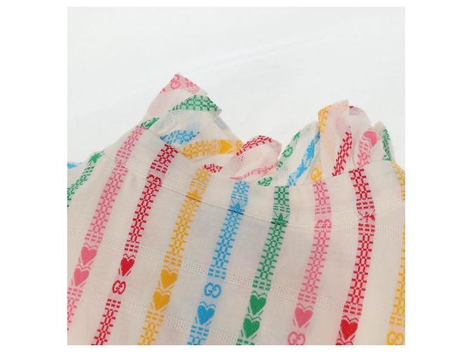 GUCCI Tuta in cotone multicolore Auth 138999 - vista 10