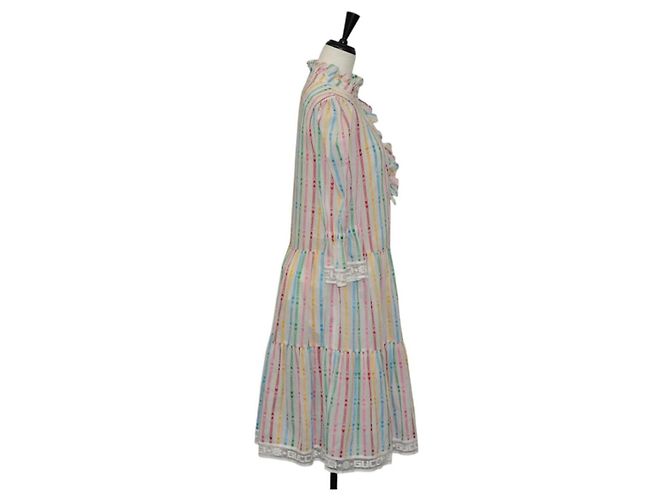 GUCCI Tuta in cotone multicolore Auth 138999 - vista 4