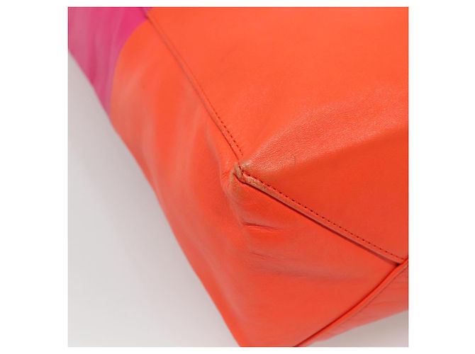 Céline Borsa Tote in Pelle Rosa Oro Auth 135200 D'oro - vista 13