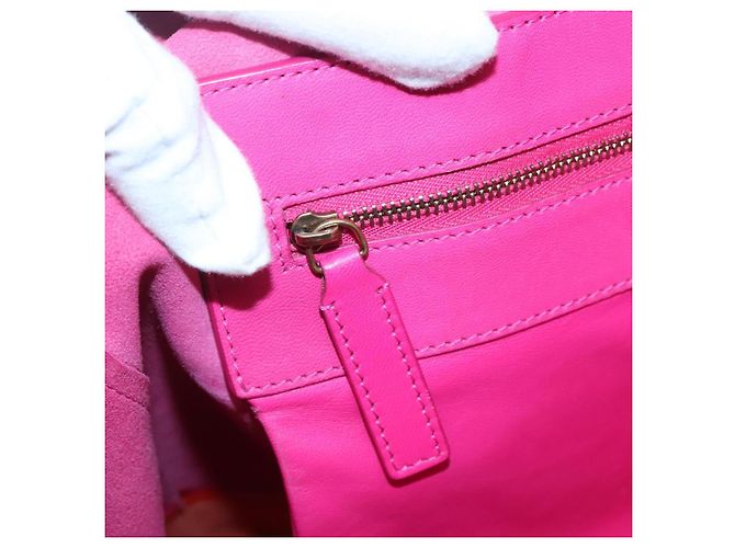 Céline Borsa Tote in Pelle Rosa Oro Auth 135200 D'oro - vista 16