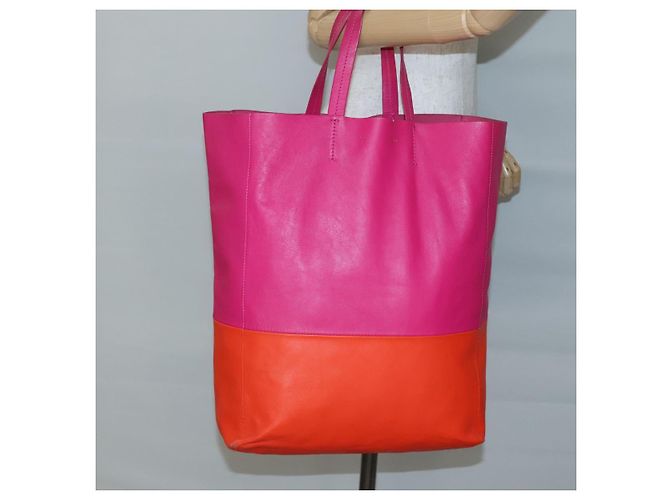 Céline Borsa Tote in Pelle Rosa Oro Auth 135200 D'oro - vista 22