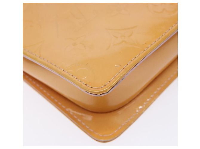 LOUIS VUITTON Vernis Motto Accessory Pouch Marshmallow Pink M91312 Auth BA5484 - view 16