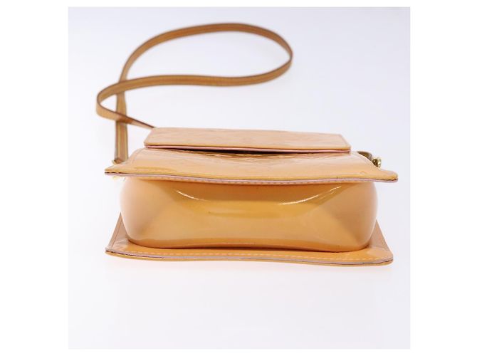 LOUIS VUITTON Vernis Motto Accessory Pouch Marshmallow Pink M91312 Auth BA5484 - view 5