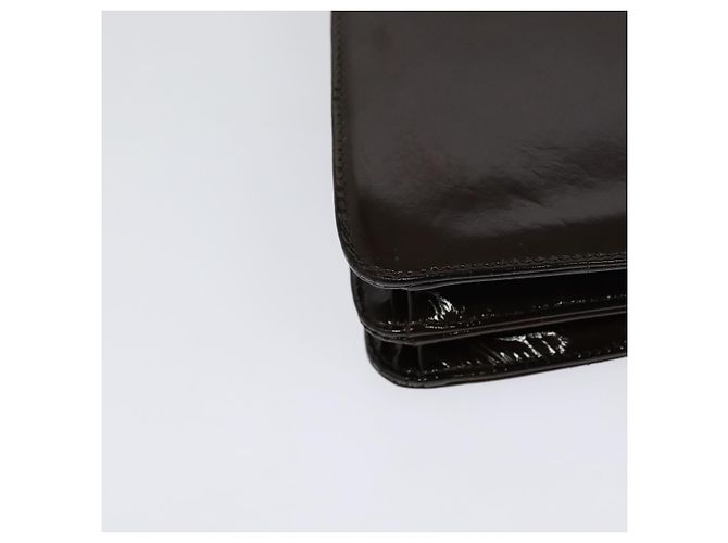 BALLY Borsa a Spalla in Pelle Scamosciata Marrone Scuro Oro Auth BA5436 D'oro - vista 12