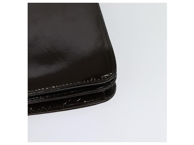 BALLY Borsa a Spalla in Pelle Scamosciata Marrone Scuro Oro Auth BA5436 D'oro - vista 13