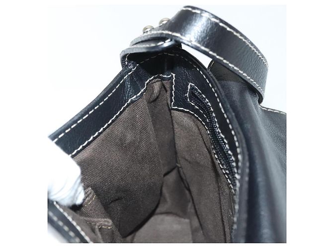 BALLY Schultertasche aus Leder Schwarz Silber Auth BA5493 - Ansicht 19