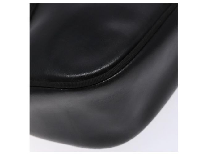 Borsa a Spalla Vala in Pelle Nera e Oro Auth BA5416 di Salvatore Ferragamo Nero D'oro - vista 11