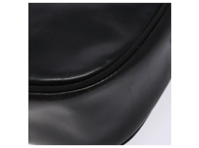 Borsa a Spalla Vala in Pelle Nera e Oro Auth BA5416 di Salvatore Ferragamo Nero D'oro - vista 12