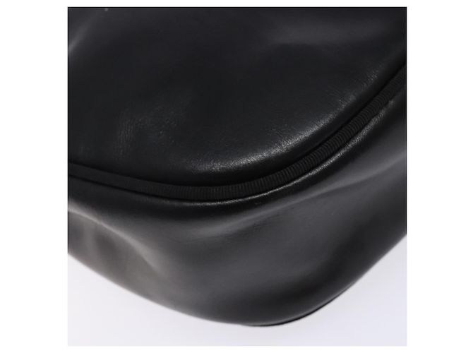 Borsa a Spalla Vala in Pelle Nera e Oro Auth BA5416 di Salvatore Ferragamo Nero D'oro - vista 13