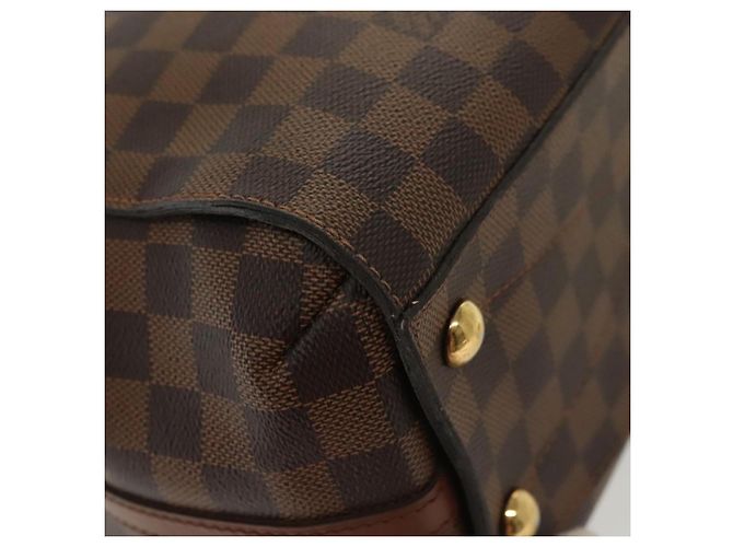 LOUIS VUITTON Borsa a Mano Damier Ebene Greenwich 2way N41337 LV Auth BA5559 - vista 13