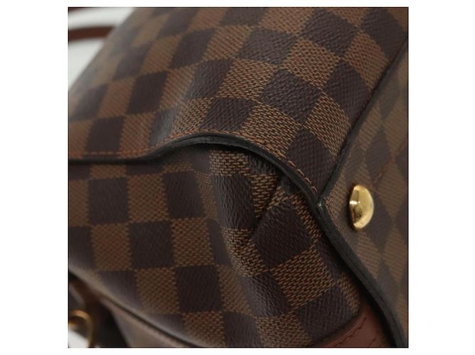 LOUIS VUITTON Borsa a Mano Damier Ebene Greenwich 2way N41337 LV Auth BA5559 - vista 15