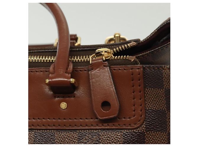 LOUIS VUITTON Borsa a Mano Damier Ebene Greenwich 2way N41337 LV Auth BA5559 - vista 17