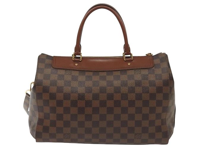 LOUIS VUITTON Borsa a Mano Damier Ebene Greenwich 2way N41337 LV Auth BA5559 - vista 3