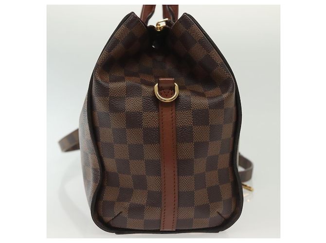 LOUIS VUITTON Borsa a Mano Damier Ebene Greenwich 2way N41337 LV Auth BA5559 - vista 4