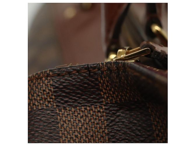 LOUIS VUITTON Borsa a Mano Damier Ebene Greenwich 2way N41337 LV Auth BA5559 - vista 5