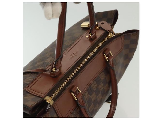 LOUIS VUITTON Borsa a Mano Damier Ebene Greenwich 2way N41337 LV Auth BA5559 - vista 7