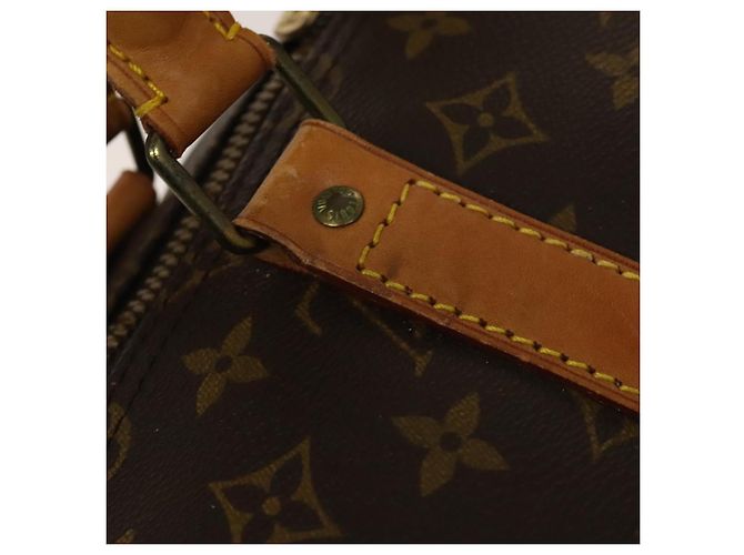 LOUIS VUITTON Borsa Boston Monogram Keepall 55 M41424 LV Auth 139020 Monogramma - vista 14