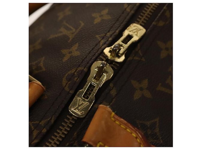 LOUIS VUITTON Borsa Boston Monogram Keepall 55 M41424 LV Auth 139020 Monogramma - vista 17