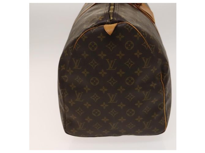 LOUIS VUITTON Borsa Boston Monogram Keepall 55 M41424 LV Auth 139020 Monogramma - vista 5