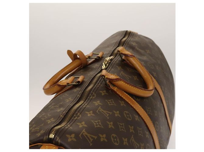 LOUIS VUITTON Borsa Boston Monogram Keepall 55 M41424 LV Auth 139020 Monogramma - vista 6