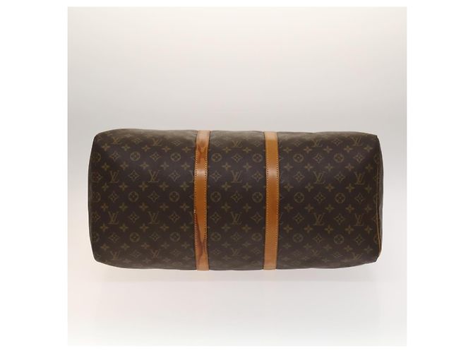 LOUIS VUITTON Borsa Boston Monogram Keepall 55 M41424 LV Auth 139020 Monogramma - vista 9