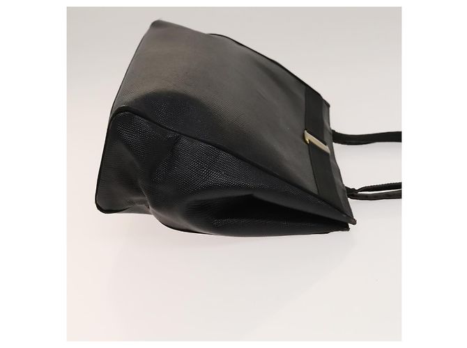 Borsa Tote in Pelle Salvatore Ferragamo 2Set Nera Auth gh736 Nero - vista 12