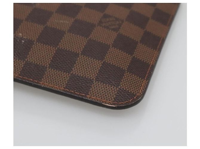 LOUIS VUITTON Neverfull MM Damier Ebene Tasche Authentisch gh698 - Ansicht 10