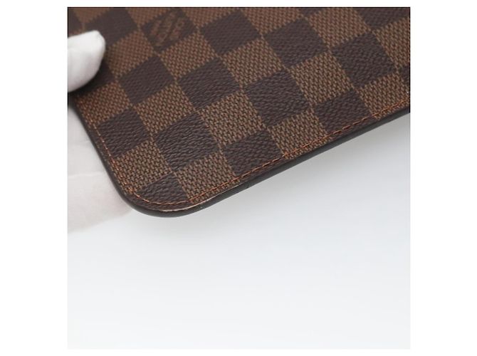 LOUIS VUITTON Neverfull MM Damier Ebene Tasche Authentisch gh698 - Ansicht 13