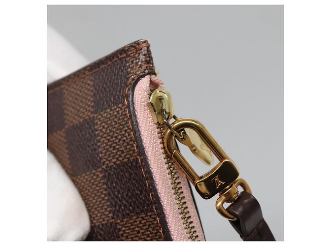LOUIS VUITTON Neverfull MM Damier Ebene Tasche Authentisch gh698 - Ansicht 14