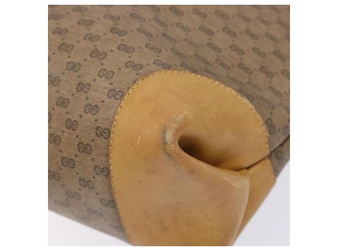 Borsa Sherry Line in PVC Beige Micro GG Supreme Web di GUCCI 002 904 0131 Auth ki5940 - vista 12