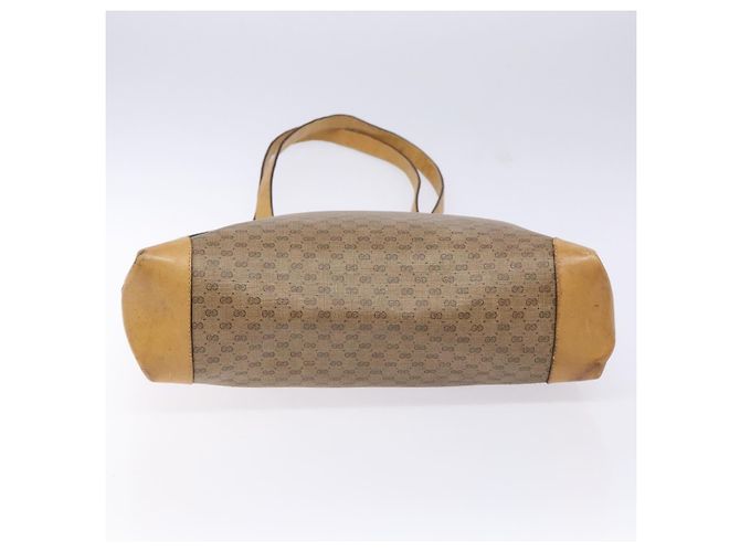 Borsa Sherry Line in PVC Beige Micro GG Supreme Web di GUCCI 002 904 0131 Auth ki5940 - vista 9