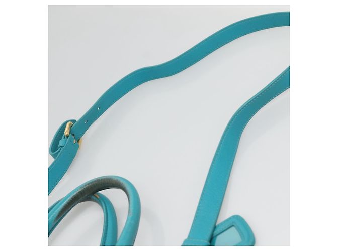 PRADA Borsa a Mano in Pelle 2 in 1 Verde Oro Auth 139193 D'oro - vista 10