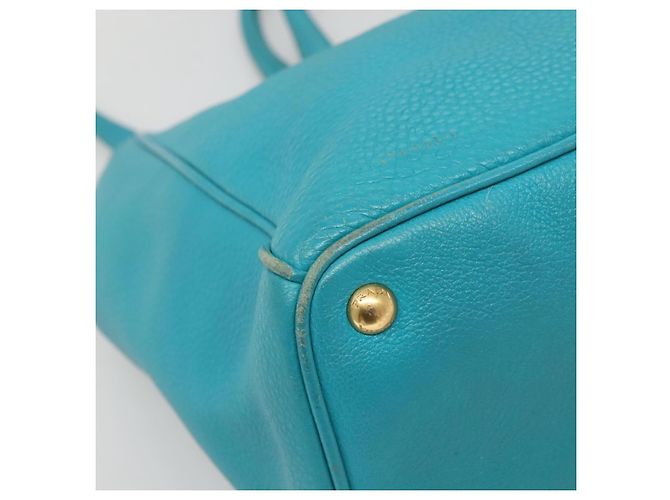 PRADA Borsa a Mano in Pelle 2 in 1 Verde Oro Auth 139193 D'oro - vista 13