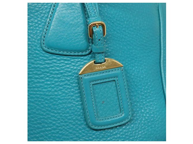 PRADA Borsa a Mano in Pelle 2 in 1 Verde Oro Auth 139193 D'oro - vista 17