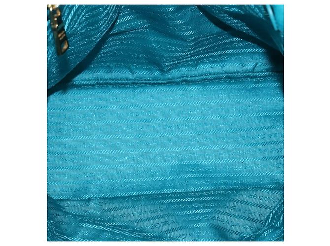 PRADA Borsa a Mano in Pelle 2 in 1 Verde Oro Auth 139193 D'oro - vista 20