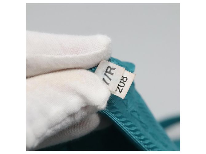 PRADA Borsa a Mano in Pelle 2 in 1 Verde Oro Auth 139193 D'oro - vista 25