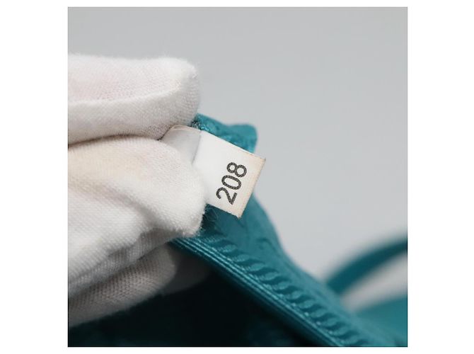 PRADA Borsa a Mano in Pelle 2 in 1 Verde Oro Auth 139193 D'oro - vista 26