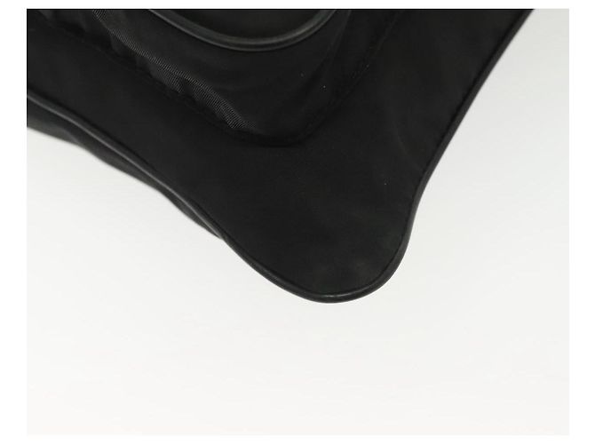 Borsa a Spalla PRADA in Nylon Nero Argento Autentica ki5954 - vista 11