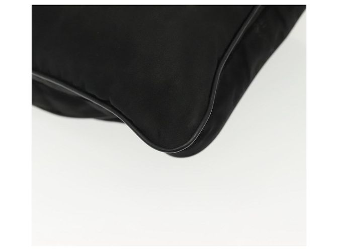 Borsa a Spalla PRADA in Nylon Nero Argento Autentica ki5954 - vista 12